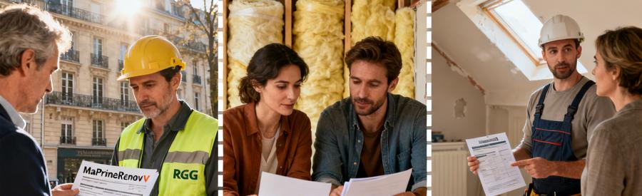 Aides financières isolation intérieure Paris 16e : MaPrimeRénov et dispositifs cumulables 2026