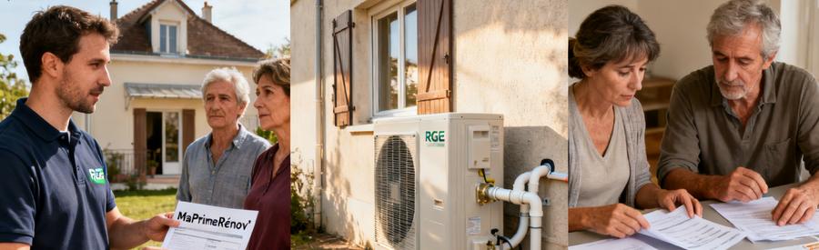 Aides financières MaPrimeRénov' pour pompe à chaleur à Villejuif avec artisan RGE et propriétaires