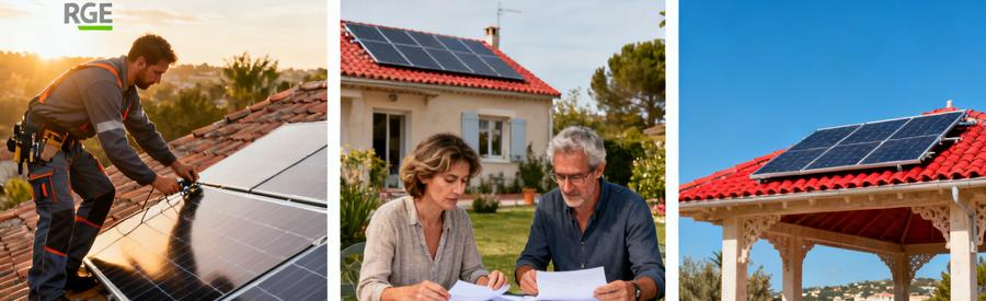 Installation panneaux solaires et aides financières pour réduire le coût d'un projet photovoltaïque en France