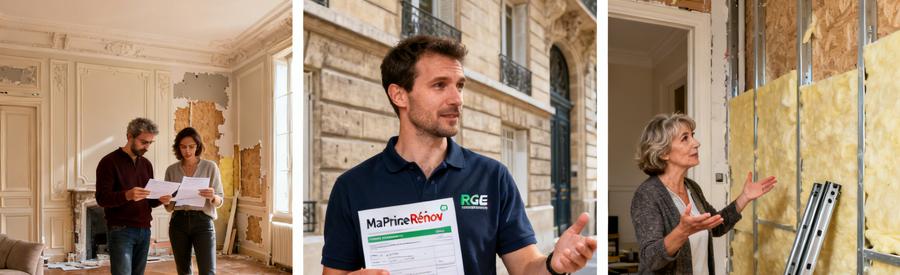 Aides financières isolation intérieure Paris 8e : MaPrimeRénov', cumul dispositifs et éligibilité 2024