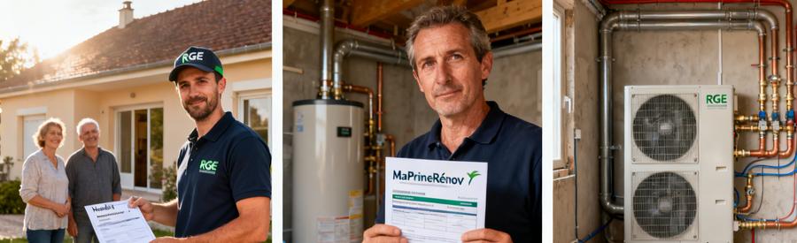 Aides financières pompe à chaleur Herblay-sur-Seine : artisan RGE, dossier MaPrimeRénov' et installation PAC