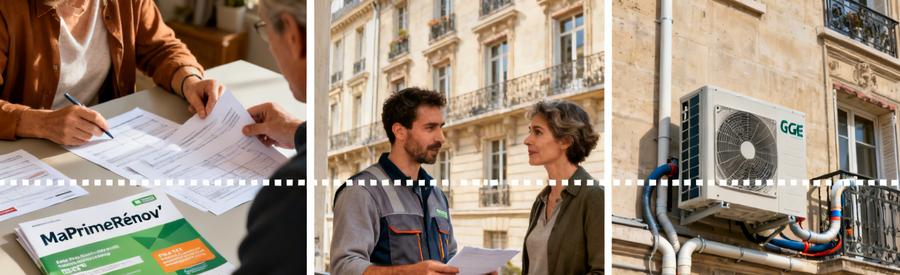 Aides Financieres Pac Paris 15e Maprimerénov Aides financières pompe à chaleur Paris 15e : dossier MaPrimeRénov', artisan RGE et installation PAC air/eau