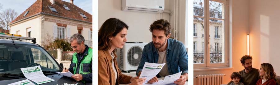 Aides financières pompe à chaleur Saint-Denis : MaPrimeRénov', CEE et reste à charge réduit pour habitants 93