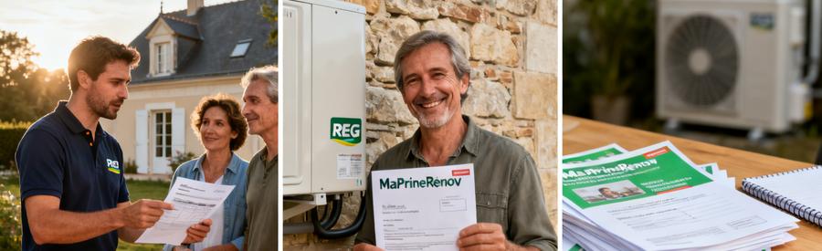 Aides financières MaPrimeRénov' pour installation pompe à chaleur à Versailles, accompagnement propriétaires