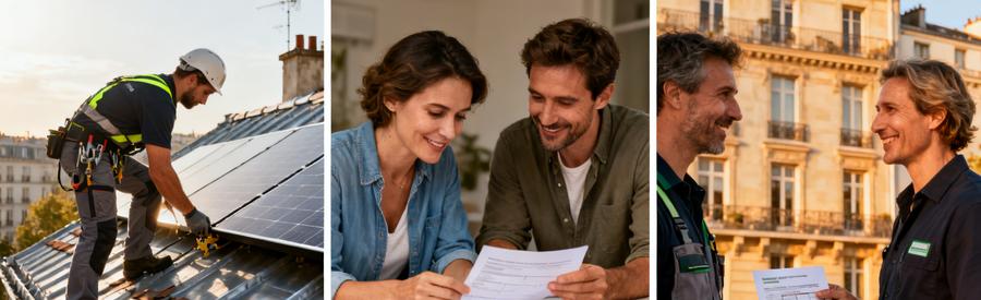 Aides financières panneaux solaires Paris 75 : prime autoconsommation et dispositifs cumulables pour propriétaires