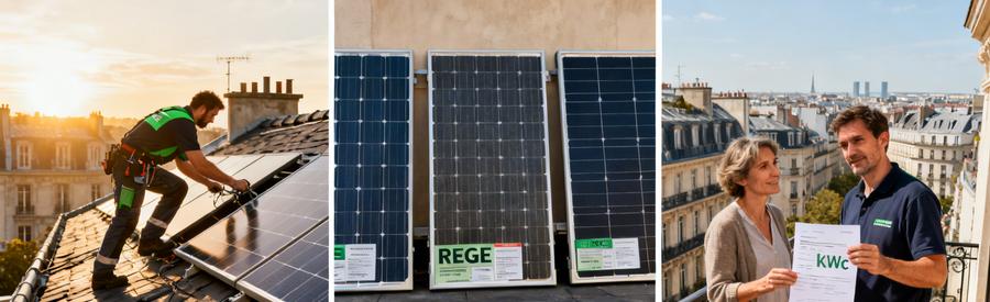 Comparatif installations solaires Paris 1er : pose toiture, types de panneaux et estimation budget avec artisan RGE QualiPV