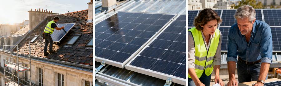 Comparatif installation panneaux solaires Paris 5e : pose toiture, détail fixation et consultation budget travaux