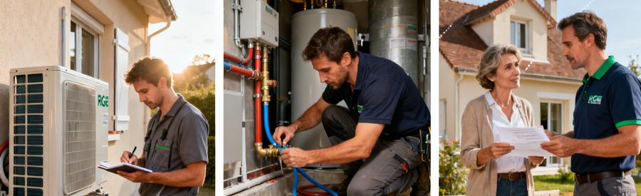 Comparatif installation pompe à chaleur à Franconville : unité extérieure, raccordement et estimation travaux PAC