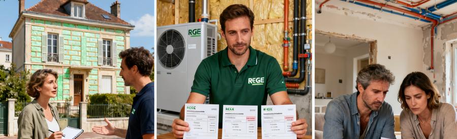 Mise en relation propriétaire et artisan RGE QualiPAC à Asnières-sur-Seine via RenovIsolation pour installation PAC