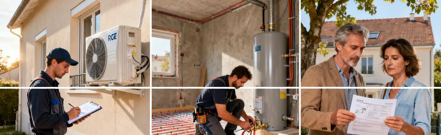 Comparatif installation pompe à chaleur Antony : unité extérieure, raccordement et présentation budget à des propriétaires