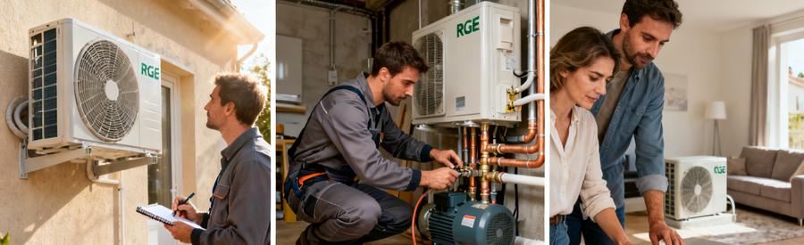 Trois étapes du budget pompe à chaleur à Fontenay-sous-Bois : inspection, installation et estimation des coûts