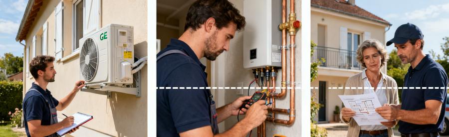 Cout Installation Pompe Chaleur Massy Essonne Comparatif configurations pompe à chaleur à Massy : unité extérieure, local technique et estimation travaux avec artisan RGE
