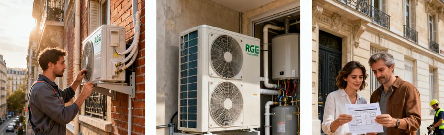 Comparaison types de pompes à chaleur et budget installation à Issy-les-Moulineaux, artisan RGE