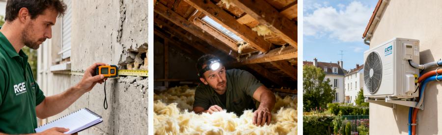 Dimensionnement pompe à chaleur selon isolation et surface d'un logement en Seine-Saint-Denis