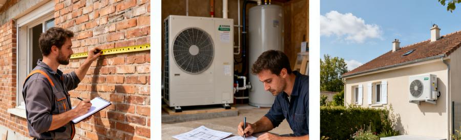 Dimensionnement pompe à chaleur Rueil-Malmaison : calcul puissance selon surface et isolation du pavillon