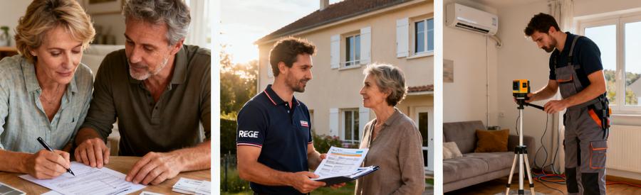 Etapes Obtenir Estimation Pompe Chaleur Melun Trois étapes pour obtenir une estimation pompe à chaleur à Melun : formulaire, réception offres, visite technique RGE