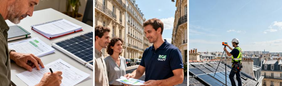 Etapes Obtenir Offres Panneaux Solaires Paris 20e 3 étapes pour obtenir des offres panneaux solaires Paris 20e : formulaire, propositions artisans RGE, visite technique toiture