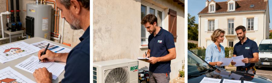 Etapes Projet Pompe Chaleur Boulogne Billancourt Trois étapes pour lancer son projet de pompe à chaleur à Boulogne-Billancourt avec artisans RGE