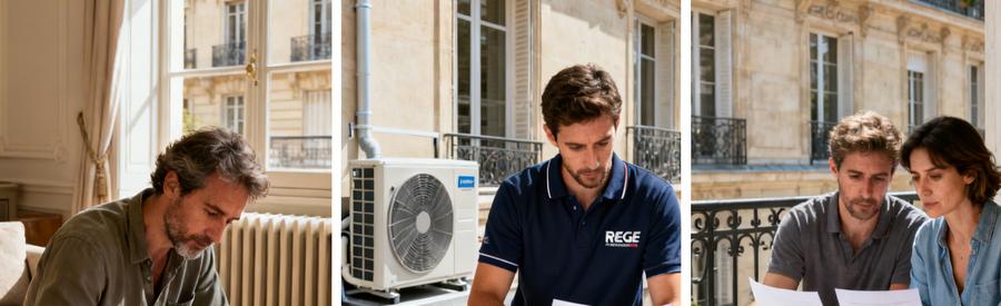 Trois étapes pour obtenir une estimation pompe à chaleur Paris 16e : projet, artisan RGE, comparaison offres