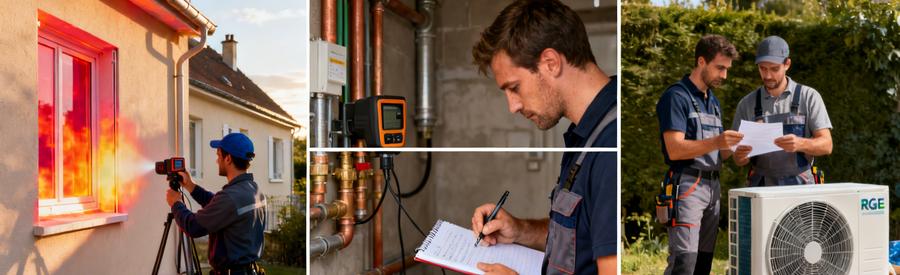 Installation Pac Seine Saint Denis 93 Etapes Étapes installation pompe à chaleur Seine-Saint-Denis : bilan thermique, mesures et pose unité extérieure PAC