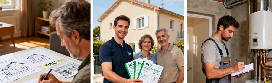 Les 3 étapes pour obtenir une estimation pompe à chaleur à Évry-Courcouronnes avec artisans RGE