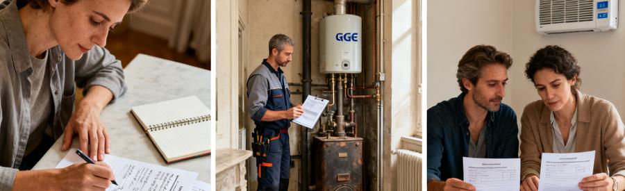 3 étapes pour obtenir des estimations pompe à chaleur Paris 18e via artisans RGE certifiés
