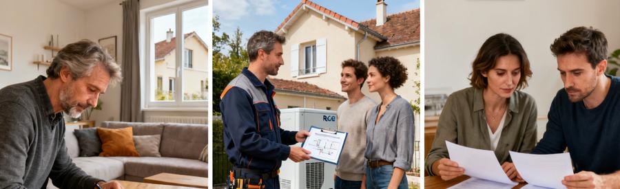 Obtenir Estimation Pompe Chaleur Longjumeau 3 Etapes Trois étapes pour obtenir une estimation pompe à chaleur à Longjumeau : formulaire, réception offres RGE, comparaison