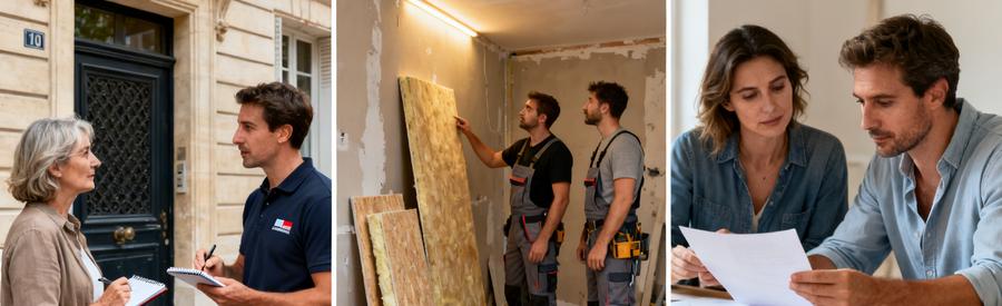 Mise en relation propriétaires et artisans RGE pour projet isolation intérieure Paris 6e arrondissement