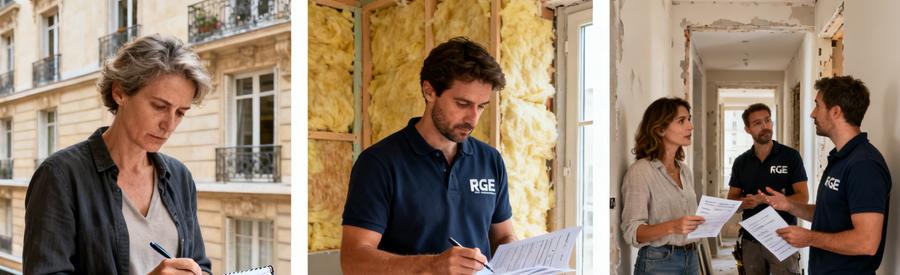 3 étapes pour obtenir des offres d'isolation intérieure à Paris 13e avec artisans RGE certifiés