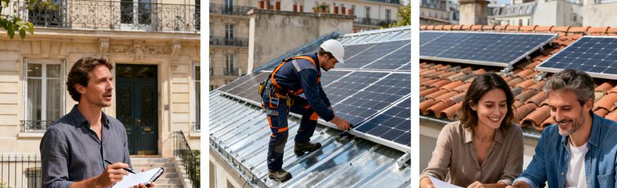 3 étapes pour comparer les propositions d'artisans RGE QualiPV pour panneaux solaires Paris 5e