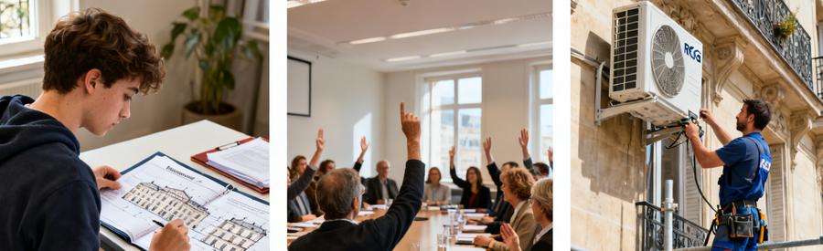 Pac Individuelle Coproriete Paris 8e Demarches Ag Démarches copropriété pour installation pompe à chaleur individuelle Paris 8e : vote AG et pose unité extérieure