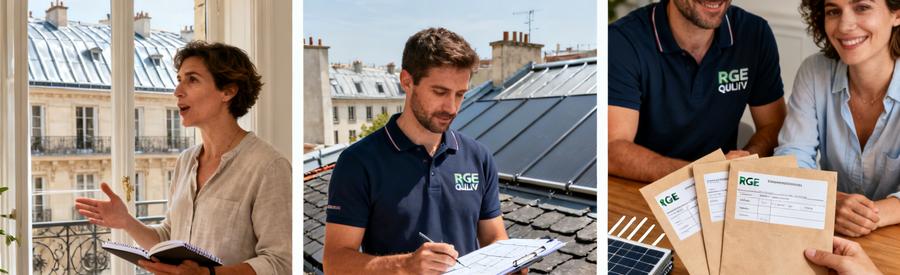 Panneaux Solaires Paris 7e Etapes Offres Artisans Rge 3 étapes pour obtenir des propositions panneaux solaires Paris 7e avec artisans certifiés RGE QualiPV