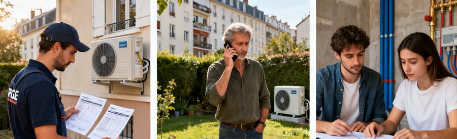 Comparaison artisans RGE QualiPAC fiables à Aubervilliers et Seine-Saint-Denis pour installation pompe à chaleur