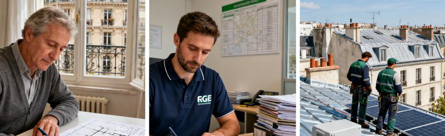 Trois étapes pour obtenir une estimation panneaux solaires à Paris 75 via artisans RGE certifiés QualiPV