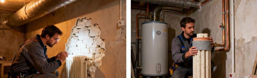 Devis ballon électrique : Comparaison résistance blindée entartrée et résistance stéatite pour ballon électrique selon dureté eau