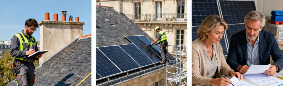 Tarifs Panneaux Solaires Paris 4e Immeubles Estimation installation panneaux solaires immeuble haussmannien Paris 4e, contraintes toiture et logistique