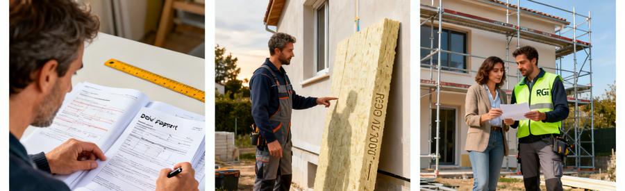 Devis isolation extérieure : Points clés à vérifier sur un projet isolation extérieure : épaisseur isolant, coefficient R et artisan RGE
