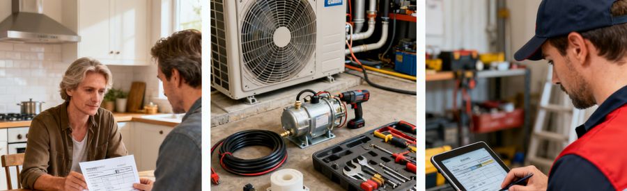 devis installation pompe à chaleur artisan Val-d'Oise tarifs 2026